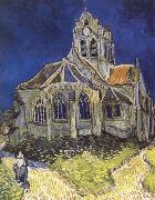 Vincent Van Gogh Church at Auvers France oil painting artist